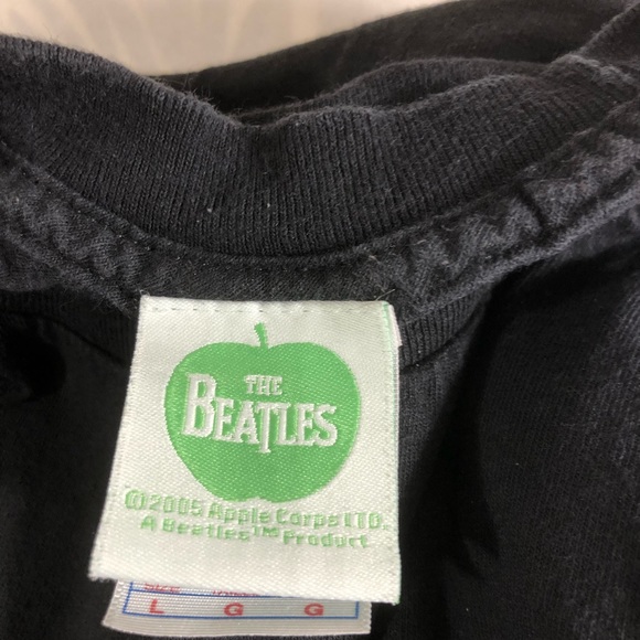 Apple corps Ltd. Beatles t shirt 2002 L Black - Picture 2 of 7